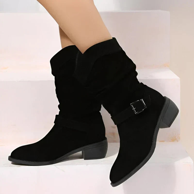 Eveline | Low Heel Ankle Boots