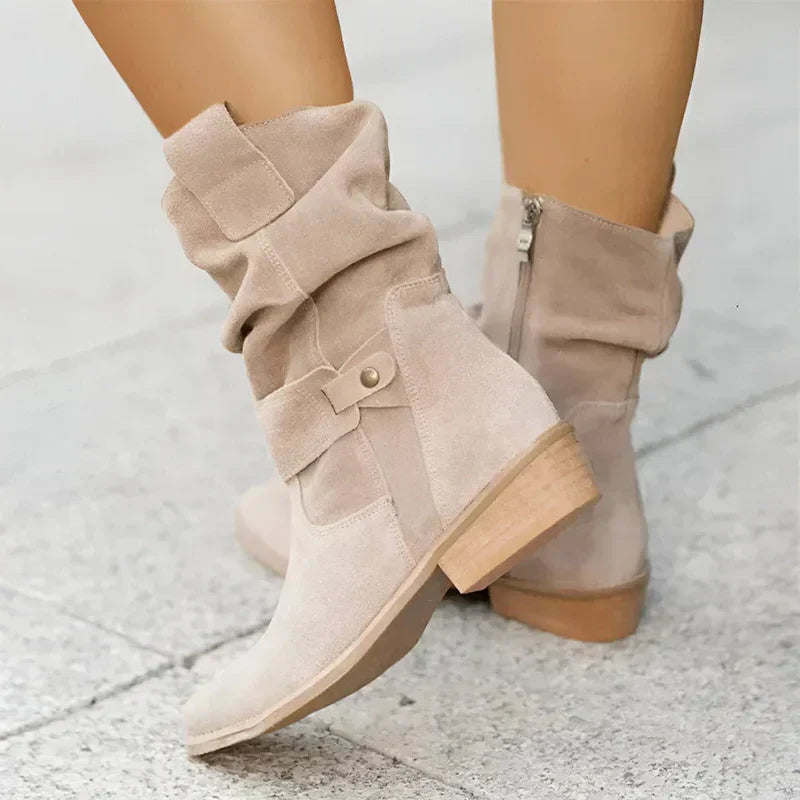 Eveline | Low Heel Ankle Boots