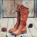 Matilda | Tall Lace-Up Riding Boots