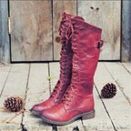 Matilda | Tall Lace-Up Riding Boots