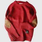 Sierra alpine knit sweater, red