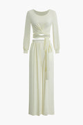 Silvia | Top And Pants Set