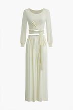 Silvia | Top And Pants Set
