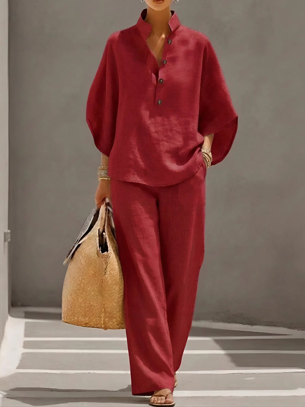 Vienna | Elegant Wide Leg Two-Piece Set