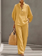 Vienna | Elegant Wide Leg Two-Piece Set