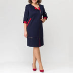 Hermine - Elegant Women's Dress with Side Closure