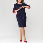 Hermine - Elegant Women's Dress with Side Closure