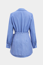 Stripes | Tie-Up Skirt Set