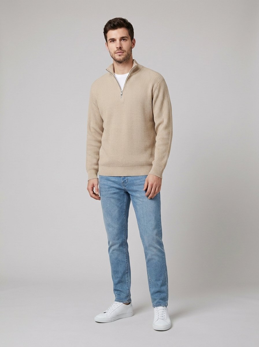 Aero modern pullover beige