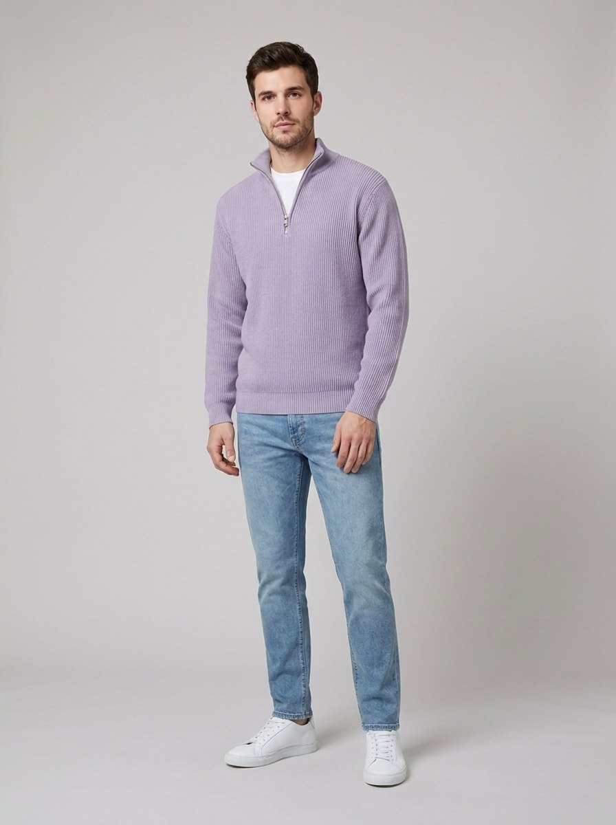 Aero modern pullover lavender purple