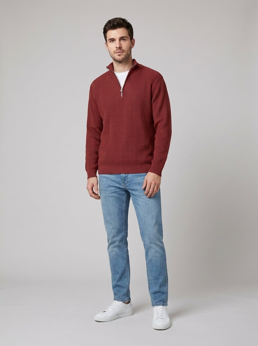 Aero modern pullover red