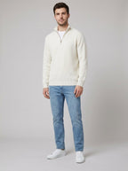 Aero modern pullover white