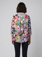 Alisa Linen Blouse back view