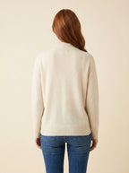 Avery cashmere sweater back view