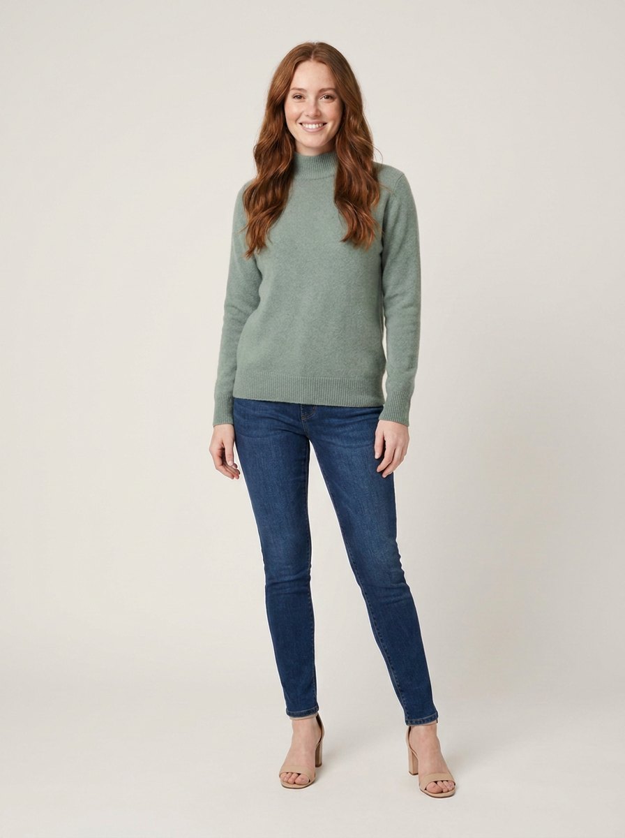 Avery cashmere sweater green