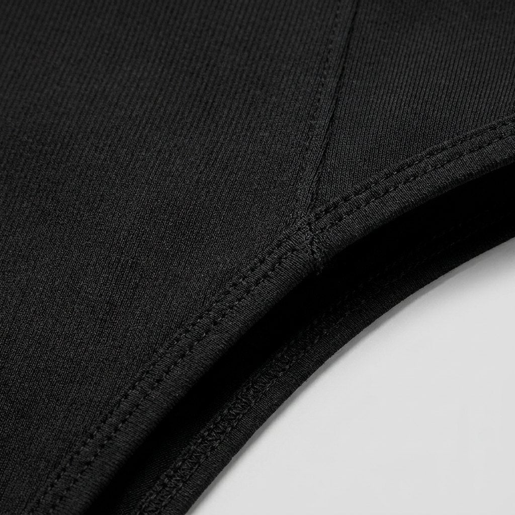 Bella deep-V bodysuit fabric close-up