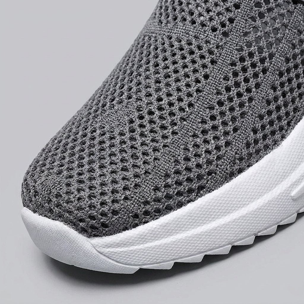 BreezWalk mesh summer sandals breathable mesh fabric detail