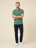 Brix mens polo green on model