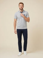 Brix mens polo grey on model
