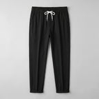 Brixon men's casual trousers black product flat lay