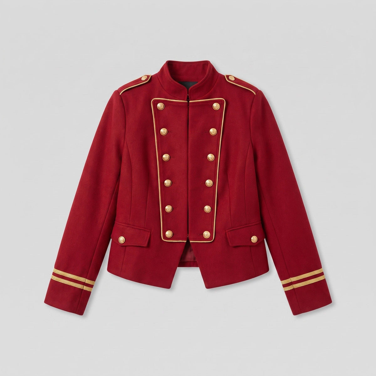 Velvet Blazer - Women's Gold Button Blazer Jacket