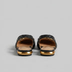 Celia slingback flat rear view with heel strap