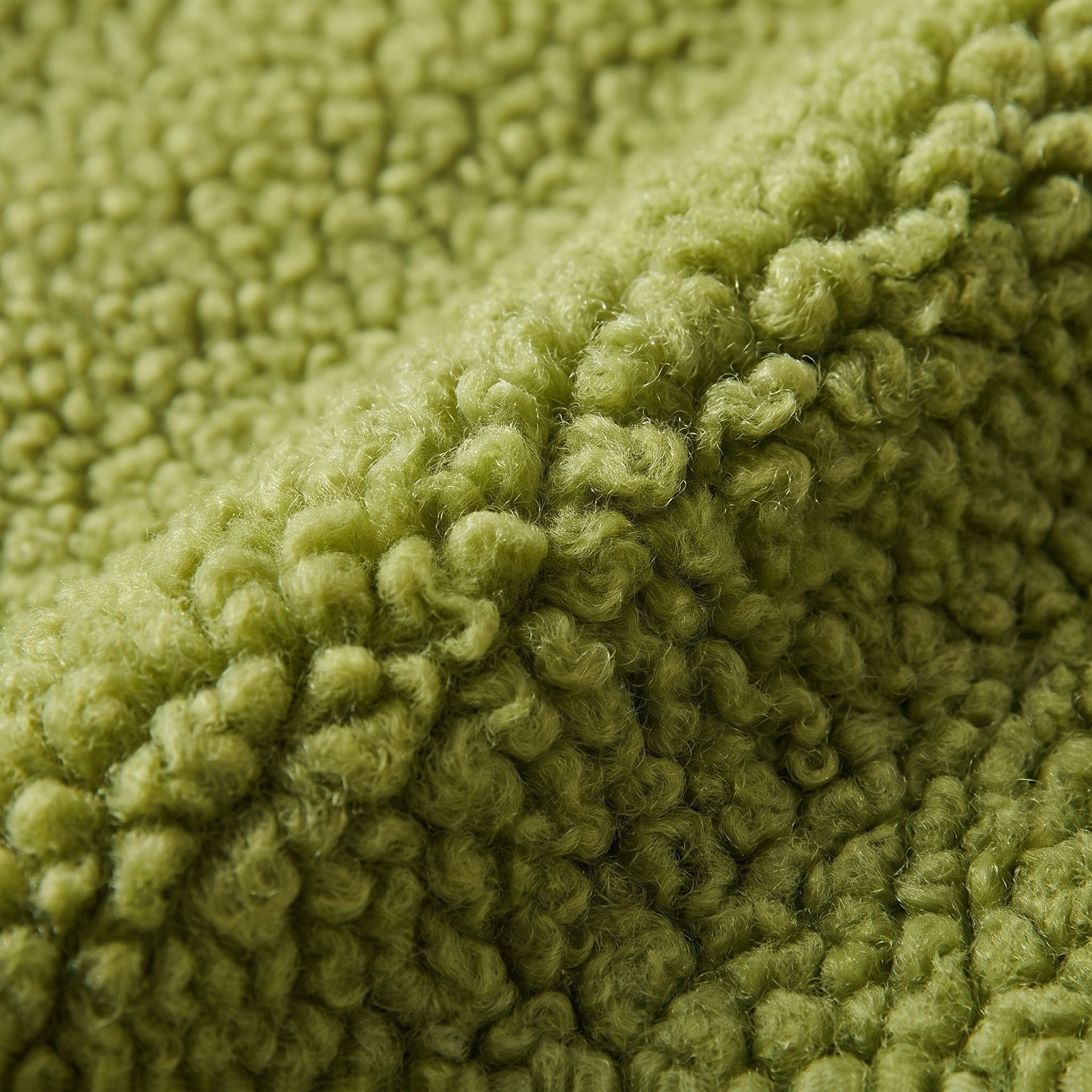 Cleo sherpa fleece vest fabric close-up