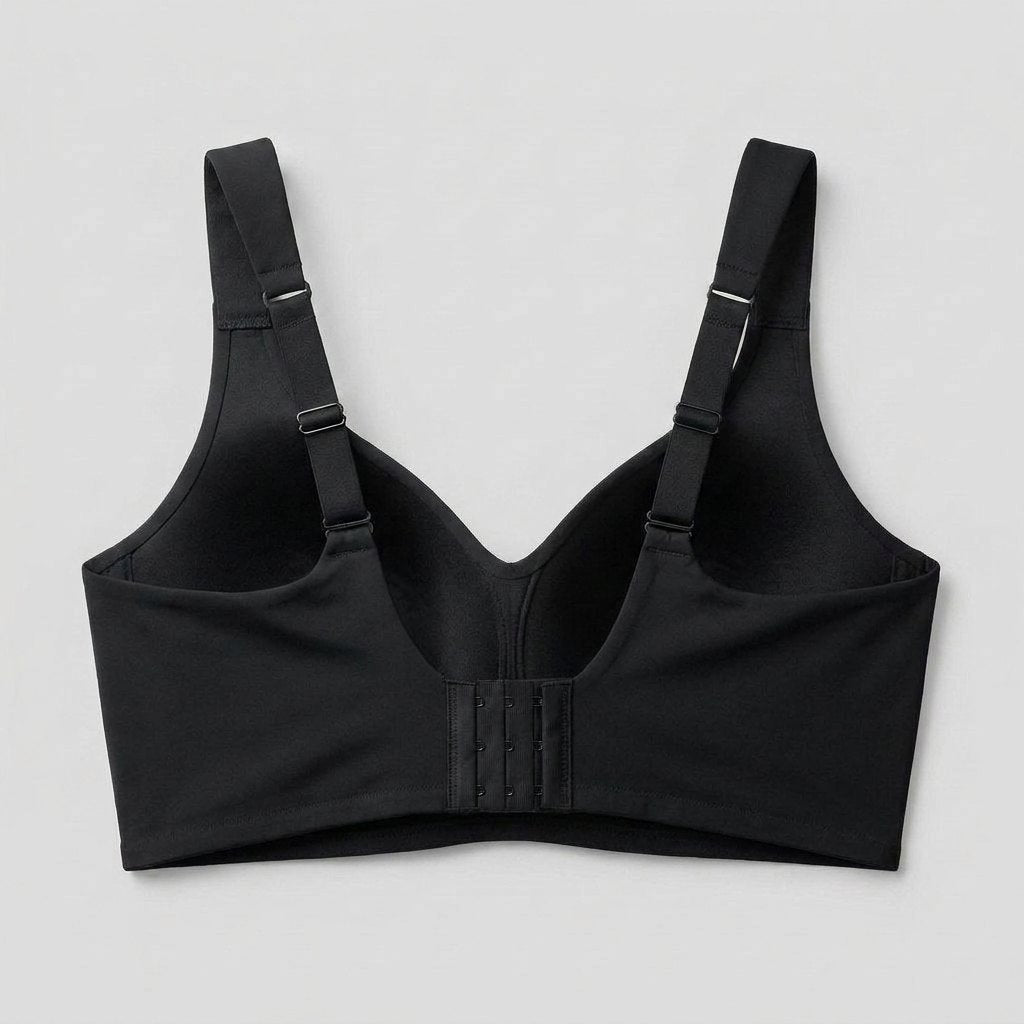 Cora wireless bra back view flat-lay