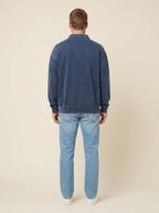 Edgar long sleeve polo shirt back view