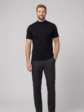Elysian men's mock-neck t-shirt black