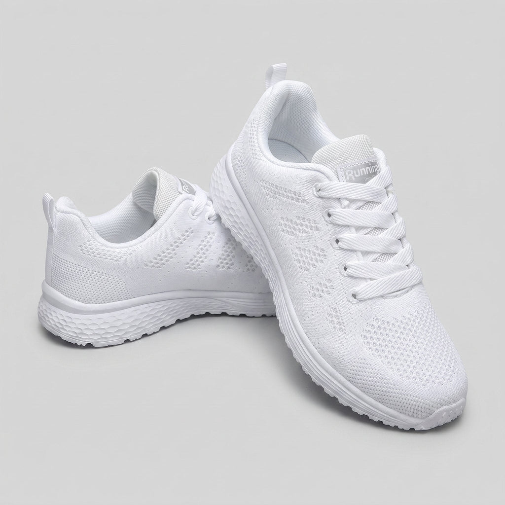 Elysian orthopedic mesh sneakers white