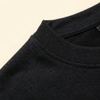 Elysian oversized t-shirt fabric close-up