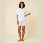 Elysian oversized t-shirt white on model