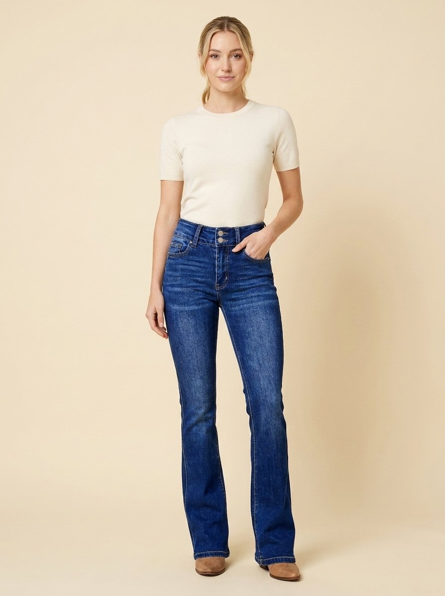 EverFit stretch jeans dark blue