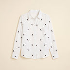 Flora blouse flat lay