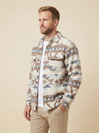 Gian aztec overshirt, side view