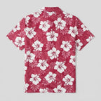 Hibiscus Hawaiian shirt back