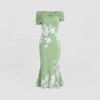 Ivy midi dress green product only