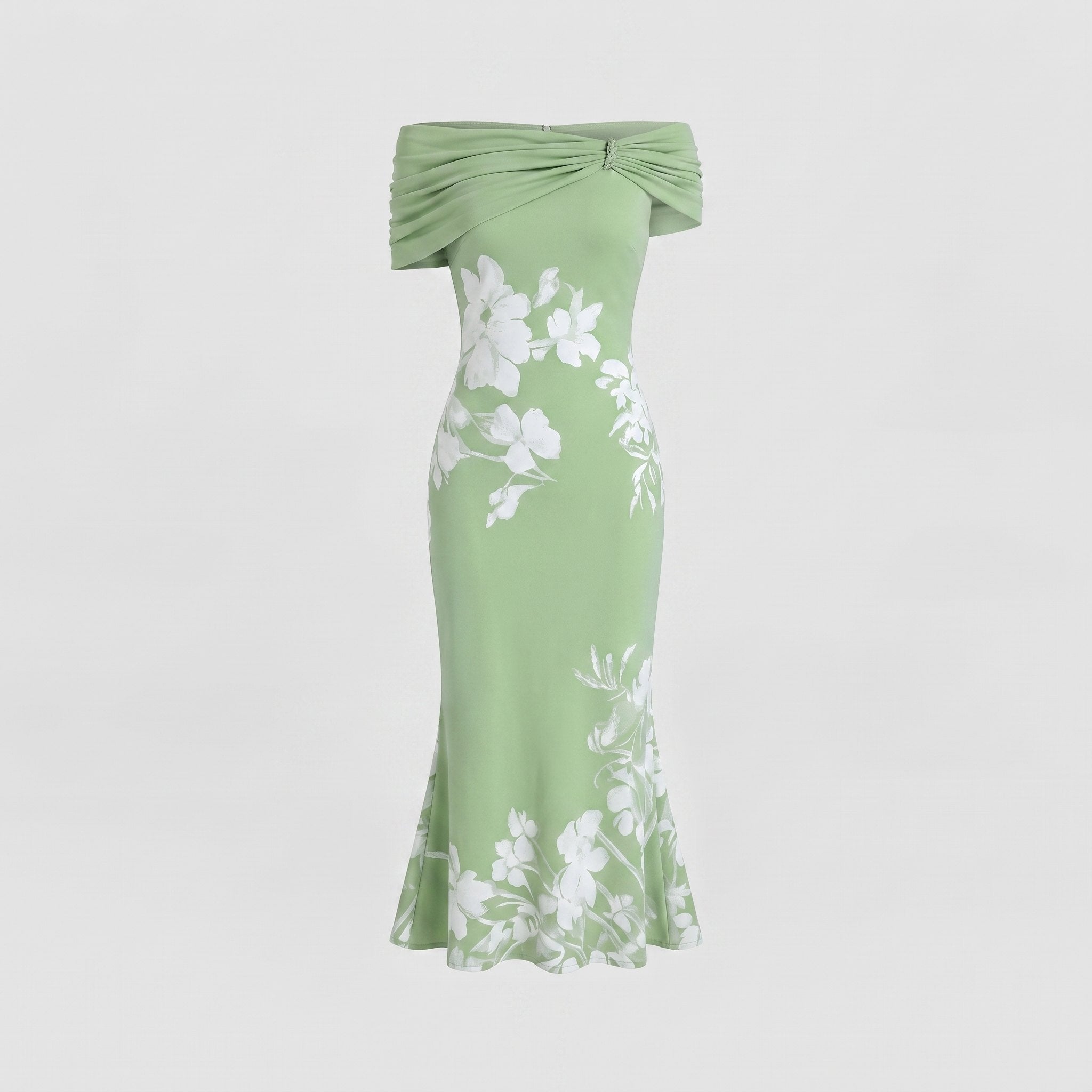 Ivy midi dress green product only