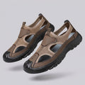 James orthopedic sandals brown