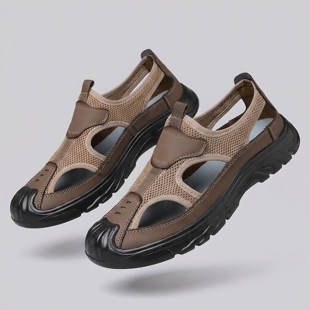 James orthopedic sandals brown