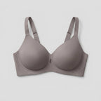 Gray jelly lift bra flat-lay