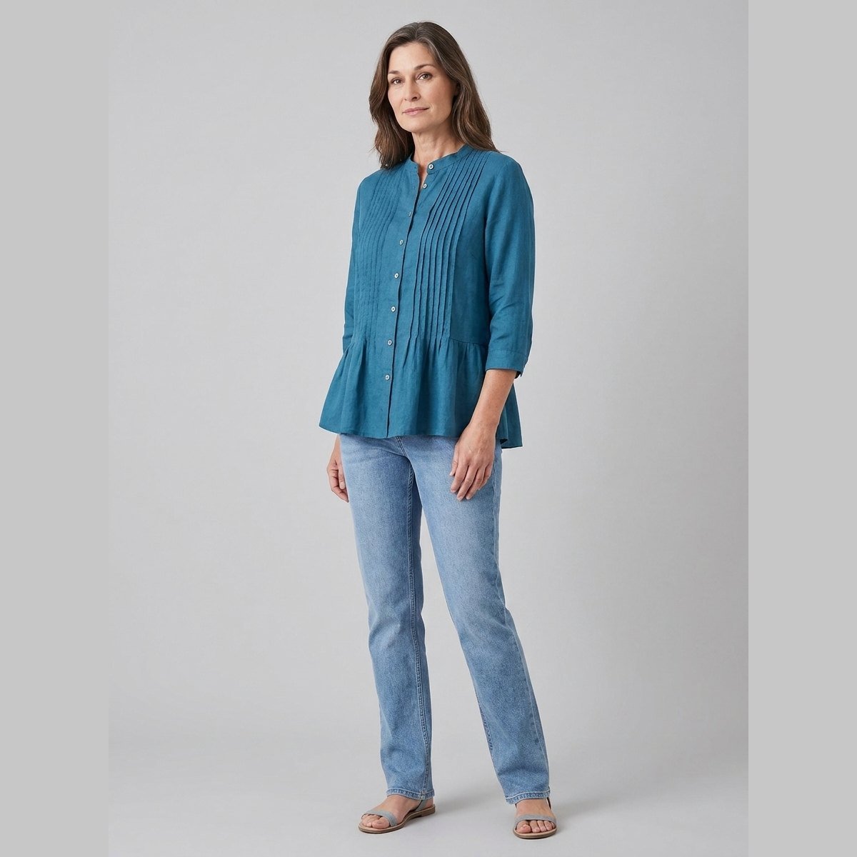 Lina tunic blue