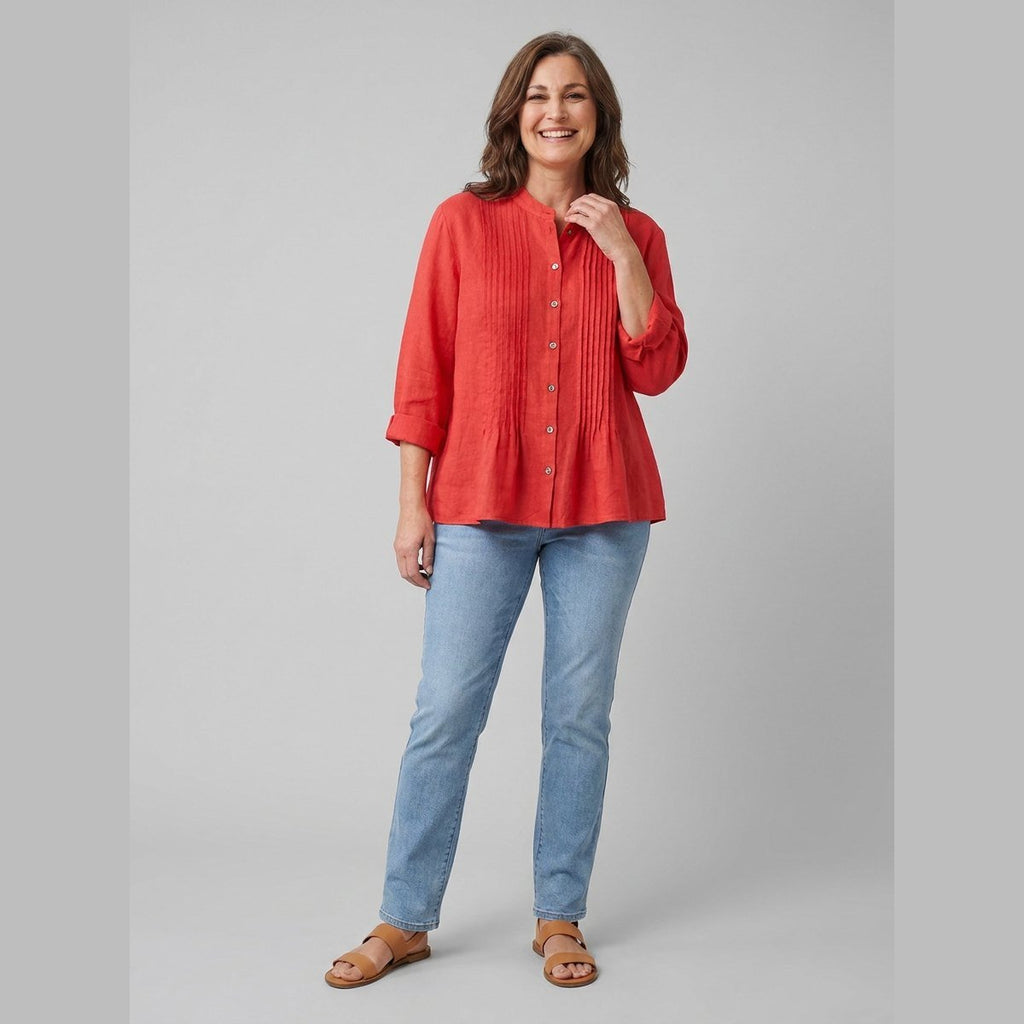 Lina tunic red