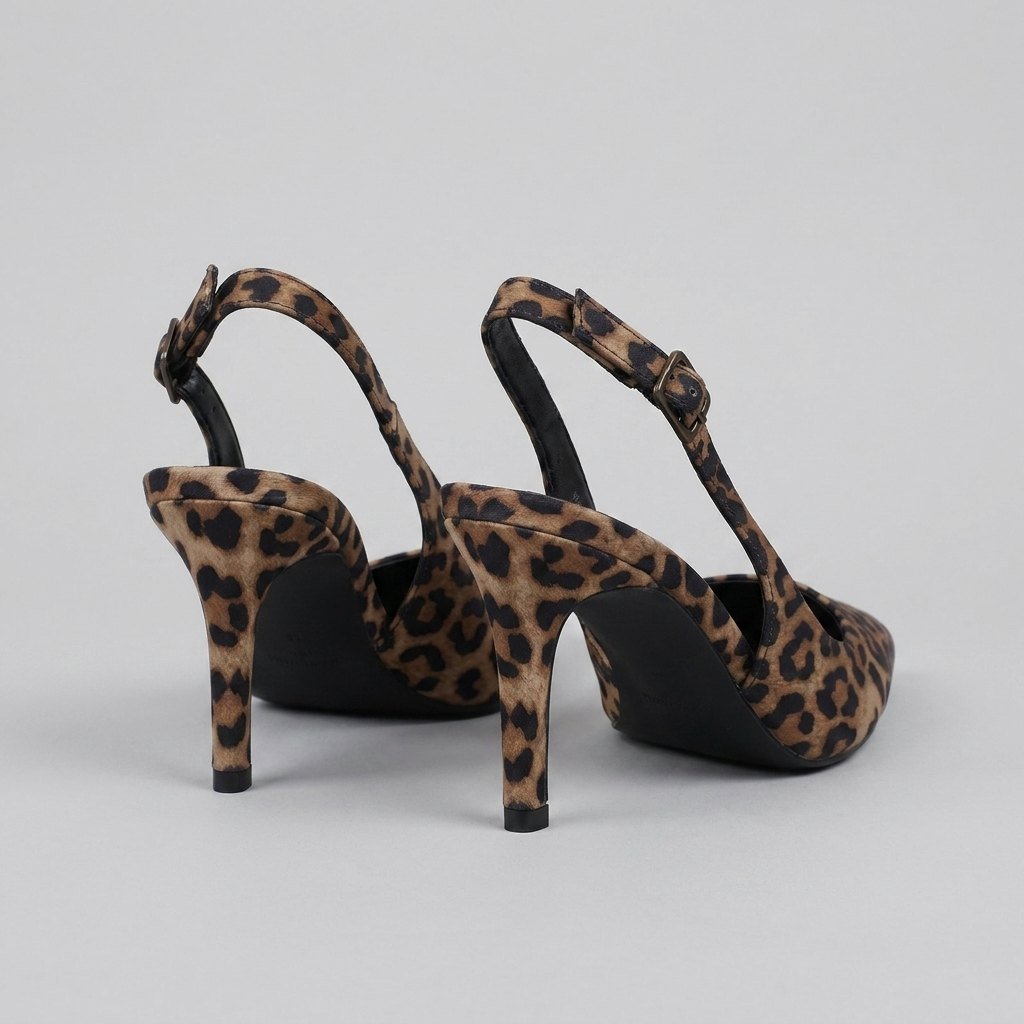 Liora leopard court shoes back