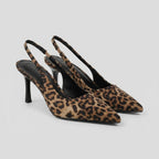Liora leopard court shoes pair