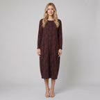Luna midi dress floral red