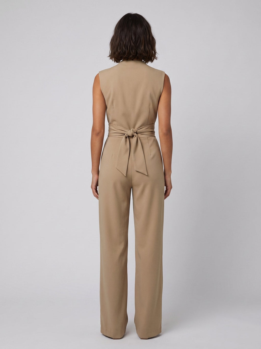 Malin wide-leg jumpsuit, back view