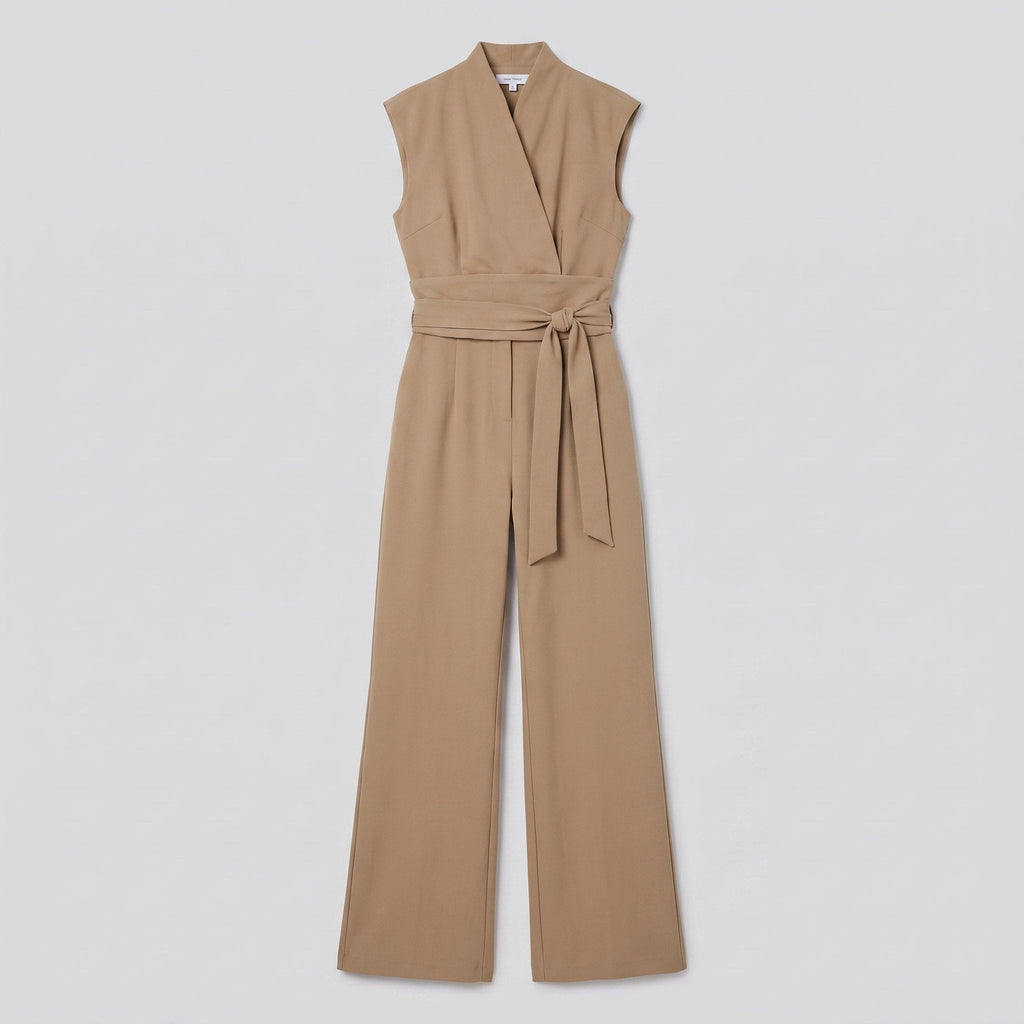 Malin wide-leg jumpsuit, flat product view