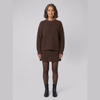 Mara knit co-ord set in brown
